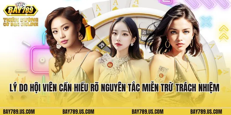 Lý do hội viên cần hiểu rõ nguyên tắc miễn trừ trách nhiệm 